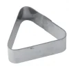 Cercle à Tarte Inox Triangle 7,5 x 6,5 cm x H 2 cm Pavoni