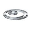 Cercle à Tarte perforé Ø 28 cm Inox par De Buyer