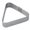 Cercle à Tarte Triangle Inox Micro-perforé 8,5 x 7,5 cm x H 2 cm Pavoni