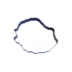 Cercle Inox Pays Réunion 35 x 26,5 cm x H 4,5 cm Gobel