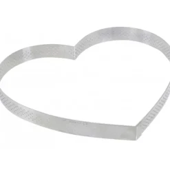 Cercle perforé forme coeur ø 21 cm de L'école Valrhona par De Buyer