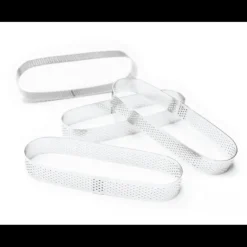 Cercles à Tarte Individuels Perforés Eclair 15 x 4 cm (x4) Scrapcooking