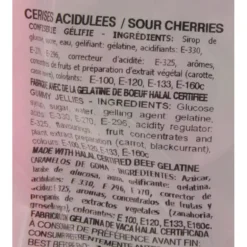Cerises Acidulées x 385 - Bonbons Halal