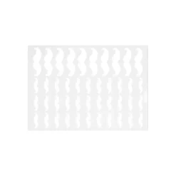 Chablon Silicone Moustache (x40) Silikomart Professional