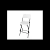 Chaise Haute Pliante en Polyéthylène Blanc Congrès Lyrose