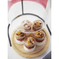 Cloche à Gâteau avec Socle en Chêne 20 cm Inspired by Revol