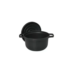 Cocotte à Riz en Fonte 16 cm Noir Mat Chasseur