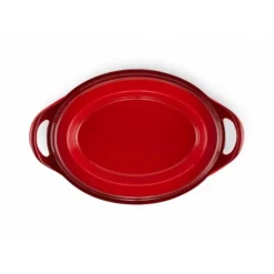 Cocotte Doufeu Ovale en Fonte 32 cm Cerise Le Creuset