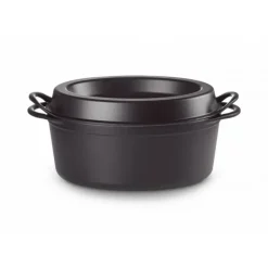 Cocotte Doufeu Ovale en Fonte 32 cm Noir Mat Le Creuset