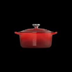 Cocotte en Fonte Cœur 20 cm Cerise Le Creuset