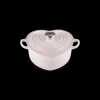 Cocotte en Fonte Cœur 20 cm Shell Pink Le Creuset