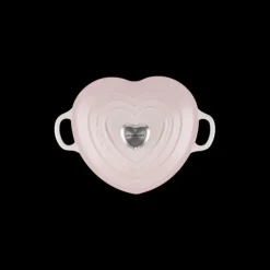 Cocotte en Fonte Cœur 20 cm Shell Pink Le Creuset
