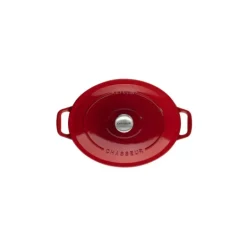 Cocotte en Fonte Ovale 33 cm Rubis Chasseur