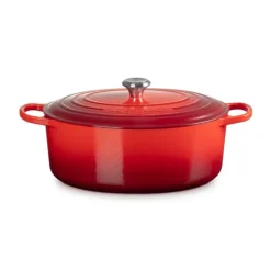 Cocotte en Fonte Ovale 35 cm Cerise Le Creuset Signature