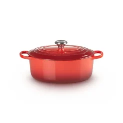 Cocotte en fonte Ovale 40 cm Cerise Le Creuset Signature