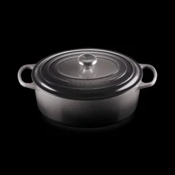 Cocotte en fonte Ovale 31 cm Flint Le Creuset Signature