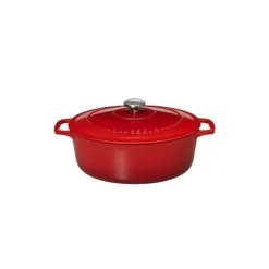Cocotte en Fonte Ovale 35 cm Rubis Chasseur