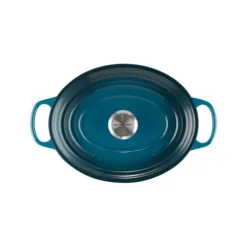 Cocotte en fonte Ovale 31 cm Deep Teal Le Creuset Signature