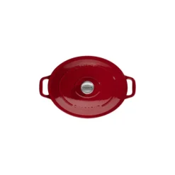 Cocotte en Fonte Ovale 31 cm Rouge Chasseur