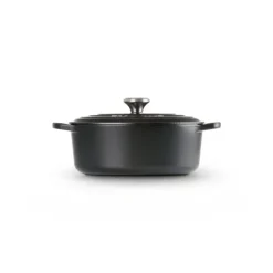 Cocotte en fonte Ovale 35 cm Noir mat Le Creuset Signature