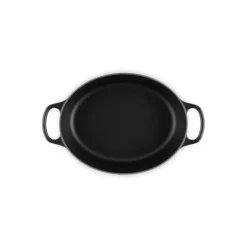 Cocotte en fonte Ovale 40 cm Noir mat Le Creuset Signature