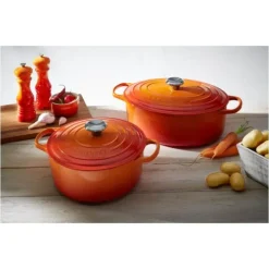 Cocotte en Fonte Ovale 29 cm Volcanique Le Creuset Signature