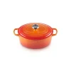 Cocotte en fonte Ovale 40 cm Volcanique Le Creuset Signature