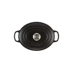 Cocotte en fonte Ovale 27 cm Noir Mat Le Creuset Signature