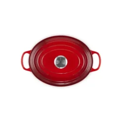 Cocotte en Fonte Ovale Basse 27 cm Cerise Le Creuset Signature