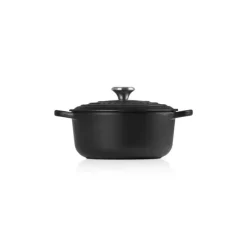 Cocotte en fonte Ronde 28 cm Noir mat Le Creuset Signature