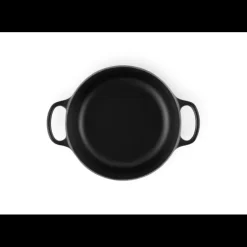 Cocotte en fonte Ronde 20 cm Noir mat Le Creuset Signature