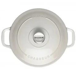 Cocotte en Fonte Ronde 28 cm Macadamia Chasseur