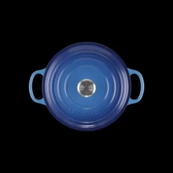 Cocotte en Fonte Ronde 22 cm Signature Azur Le Creuset