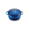 Cocotte en Fonte Ronde 20 cm Azur Le Creuset Signature