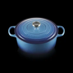 Cocotte en Fonte Ronde 28 cm Signature Azur Le Creuset