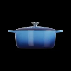 Cocotte en Fonte Ronde 28 cm Signature Azur Le Creuset