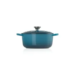 Cocotte en Fonte Ronde 20 cm Deep Teal Le Creuset Signature