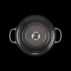 Cocotte en Fonte Ronde 28 cm Flint Le Creuset Signature
