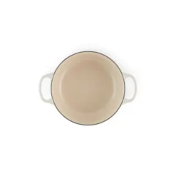 Cocotte en fonte Ronde 24 cm Meringue Signature Le Creuset