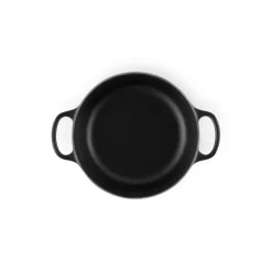 Cocotte en Fonte Ronde 26 cm Noir mat Le Creuset Signature