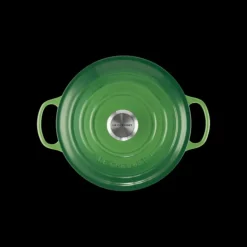Cocotte en Fonte Ronde 24 cm Bamboo Le Creuset Signature