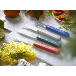 Coffret 3 Couteaux de Cuisine et un Eplucheur Primo Les Essentiels Opinel