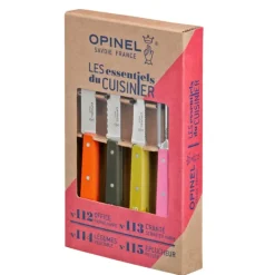 Coffret 3 Couteaux de Cuisine et un Eplucheur Fifties Les Essentiels Opinel