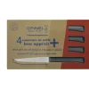 Coffret 4 Couteaux de Table Anthracite Microdenté Bon Appétit + Opinel