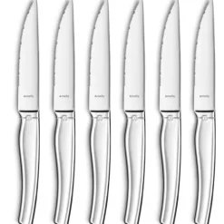 Coffret 6 Couteaux Steak Goliath 22 cm Amefa