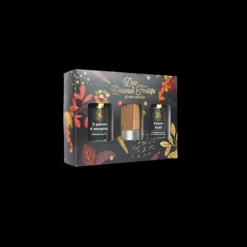 Coffret Poivres Festifs avec Tête de Moulin Un Jour Une Epice