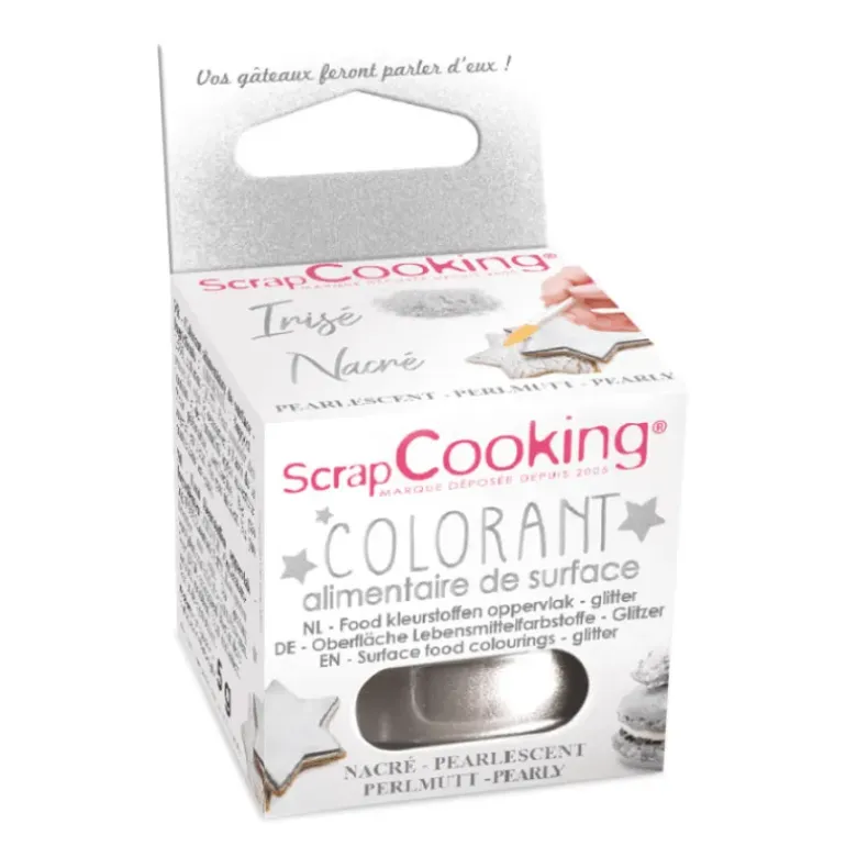 Colorant Alimentaire de Surface Irisé Nacré 5 g ScrapCooking