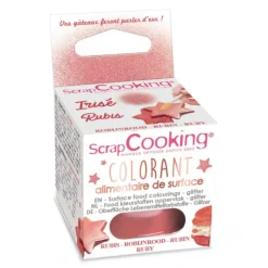 Colorant Alimentaire en Poudre Rubis 5g Scrapcooking