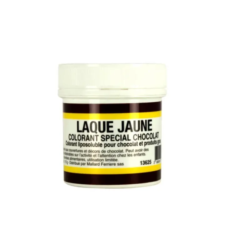 Colorant alimentaire Jaune E104 Poudre Liposoluble 15g