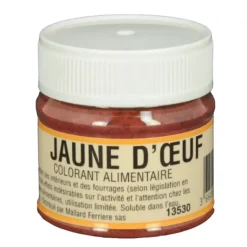 Colorant alimentaire Jaune d'Oeuf E102/E129 Poudre Hydrosoluble 20g